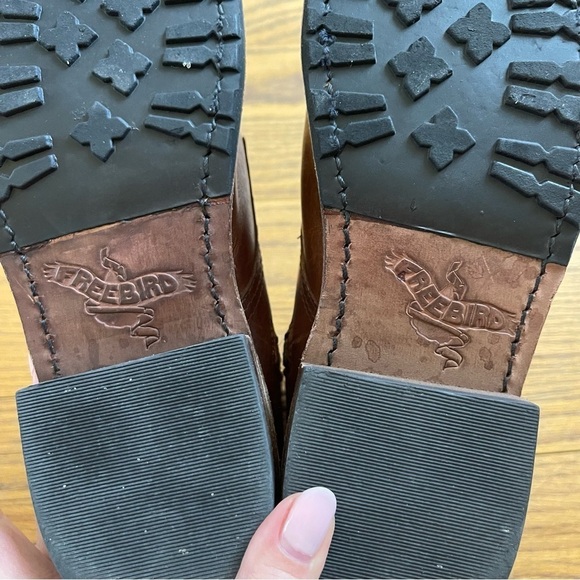 Freebird Manchester Lace Up Boots Cognac Leather Size 6 - Picture 13 of 13